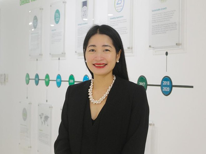 Bà Vũ Thu Ngà - Phó tổng giám đốc Deloitte Việt Nam