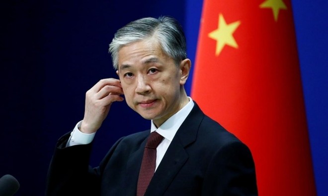 Người phát ngôn Bộ Ngoại giao Trung Quốc Uông Văn Bân. Ảnh: Reuters