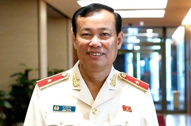 Tân Chủ nhiệm Ủy ban Quốc phòng An ninh của Quốc hội, Thiếu tướng Lê Tấn Tới - ( Ảnh: CAND). 