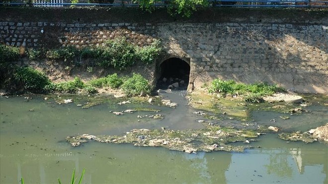 Nhiều cống xả thải gây ô nhiễm môi trường ở suối Cam Ly, Đà Lạt. Ảnh minh họa