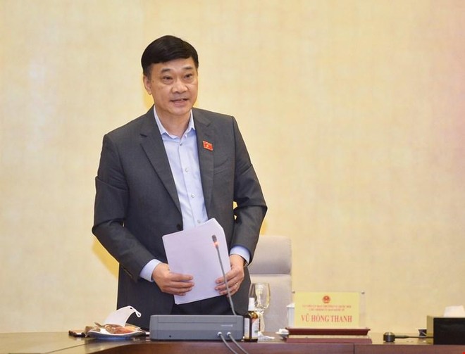 Chủ nhiệm Ủy ban Kinh tế của Quốc hội Vũ Hồng Thanh.