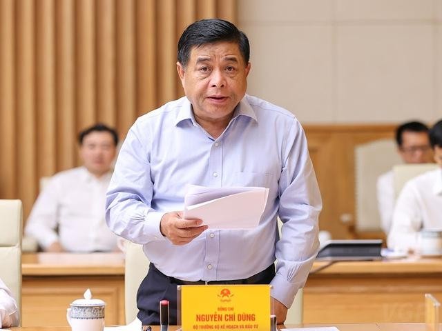 Bộ trưởng Bộ Kế hoạch và Đầu tư Nguyễn Chí Dũng. (Ảnh: Nhật Bắc)
