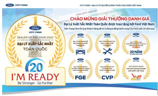 City Ford: Đại lý xuất sắc nhất toàn quốc của Ford Việt Nam ảnh 1