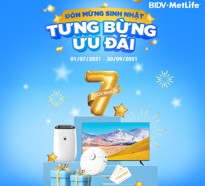 BIDV MetLife khuyến mại tri ân khách hàng