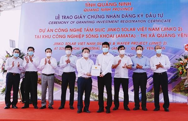 Jinko Solar đầu tư tiếp dự án thứ 2 hơn 365 triệu USD vào Quảng Ninh
