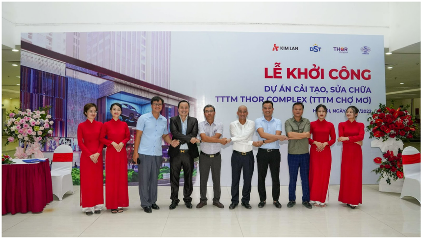Sao Thăng Long (DST) khởi công dự án cải tạo, sửa chữa Trung tâm thương mại Thor Complex tại Hà Nội