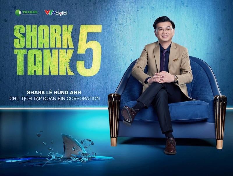 Ông Lê Hùng Anh, CEO BIN Corporation Group trở thành cá mập Shark Tank mùa 5.