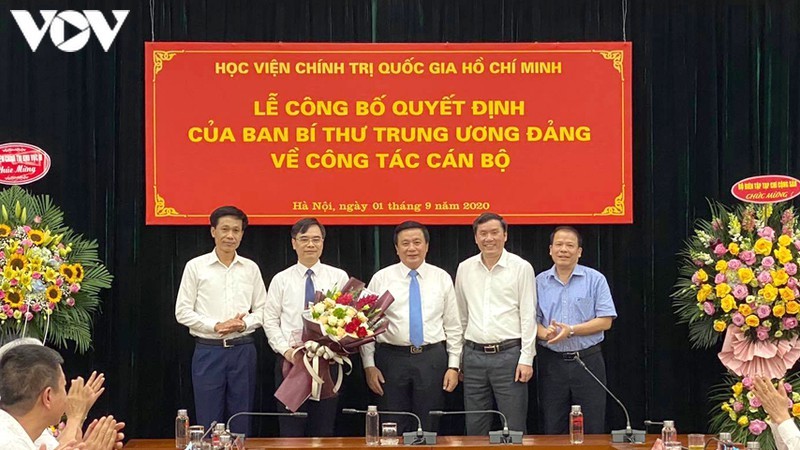 Ông Dương Trung Ý được bổ nhiệm làm Phó Giám đốc Học viện Chính trị quốc gia Hồ Chí Minh.