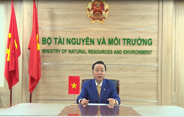 Bộ trưởng Trần Hồng Hà giữ chức Chủ tịch Hội đồng Ủy hội sông Mekong quốc tế nhiệm kỳ 2022. (Ảnh: CTV/Vietnam+).