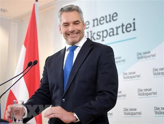 Tân Thủ tướng Áo Karl Nehammer. (Ảnh: AFP/TTXVN).
