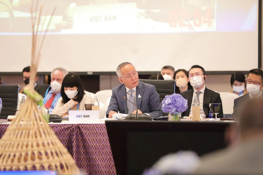 Thứ trưởng Trần Quốc Khánh dự Hội nghị Bộ trưởng Thương mại (MRT) APEC tại Thái Lan từ 21-22/5/2022.