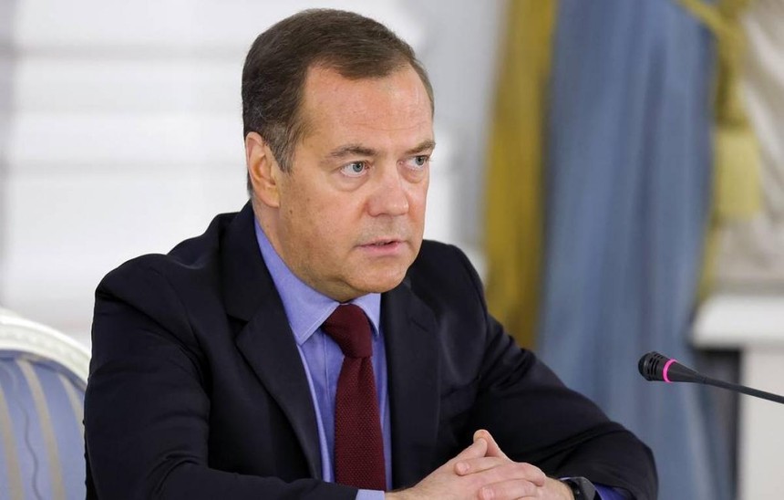 Phó Chủ tịch Hội đồng An ninh Nga Dmitry Medvedev. Ảnh: Tass.