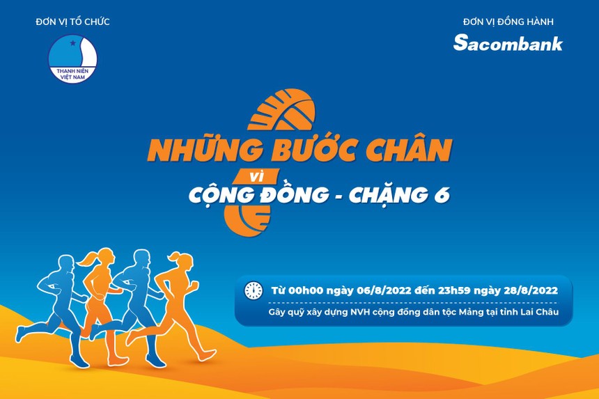 Ra mắt ứng dụng Sacombank Runners và khởi động chặng 6 "Những bước chân vì cộng đồng"