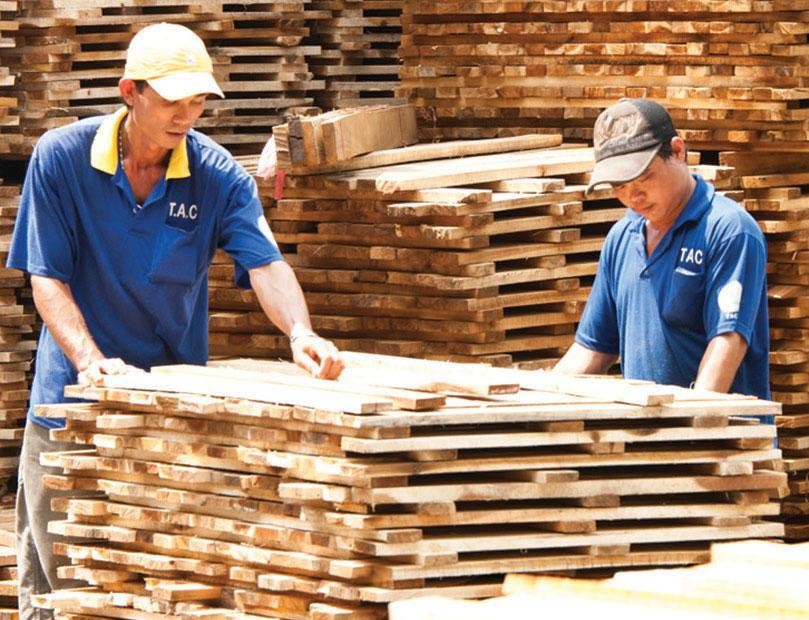 Xuất khẩu các sản phẩm từ gỗ đang giảm tốc.