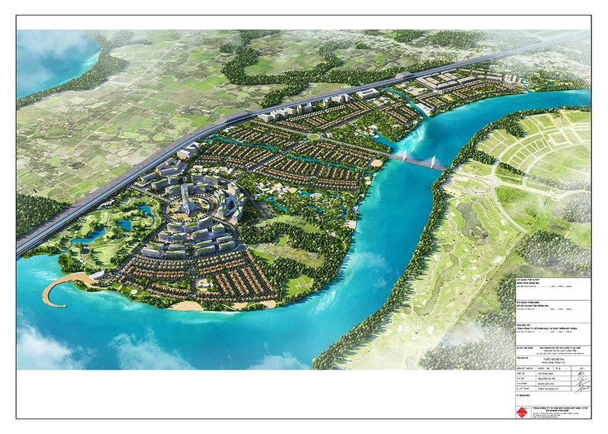 Phối cảnh dự án Khu đô thị du lịch Tân Long. Nguồn: DIC Corp 