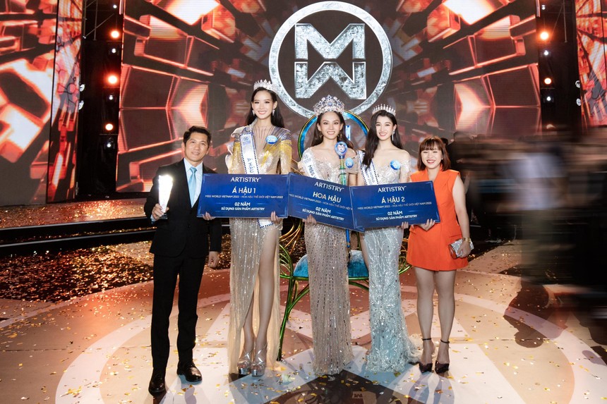 Artistry tài trợ 2 năm sử dụng mỹ phẩm cho Top 3 đương kim hoa hậu thế giới Việt Nam 2022