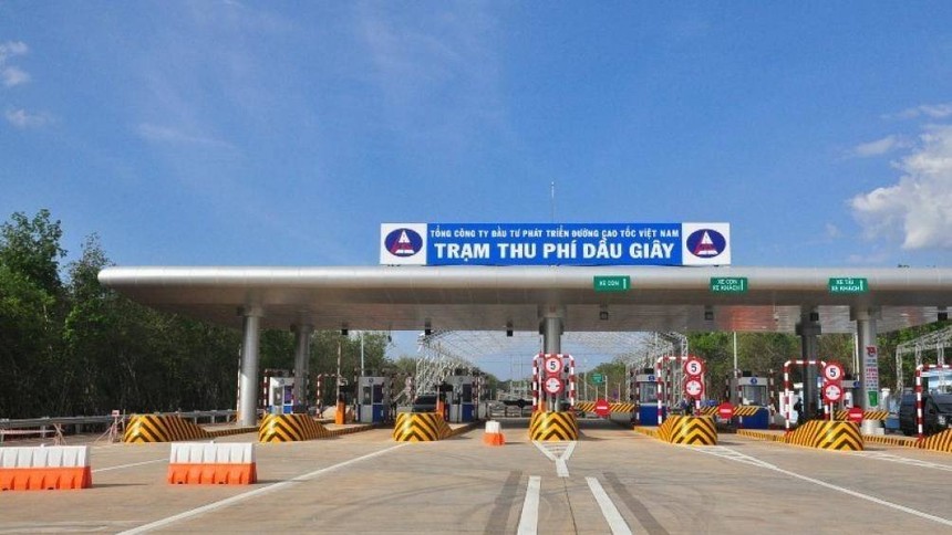 Trạm thu phí Dầu Giây hoàn vốn cho Dự án cao tốc Tp.HCM - Long Thành - Dầu Giây