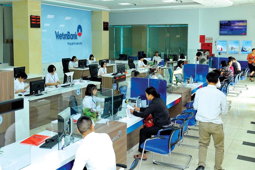 Kế hoạch tăng vốn mạnh mẽ nhất xét về giá trị là VietinBank, từ hơn 37.324 tỷ đồng lên trên 50.400 tỷ đồng