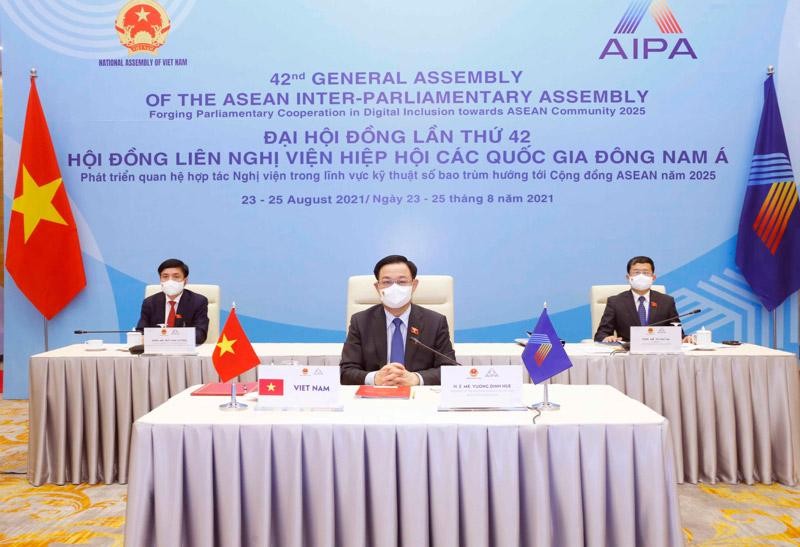 Chủ tịch Quốc hội Vương Đình Huệ tham dự AIPA -42.