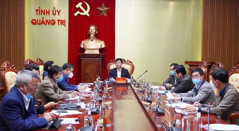 Bí thư Tỉnh ủy Lê Quang Tùng chỉ đạo các cơ quan ban ngành, địa phương tỉnh Quảng Trị đẩy nhanh công tác GPMB cho các dự án.