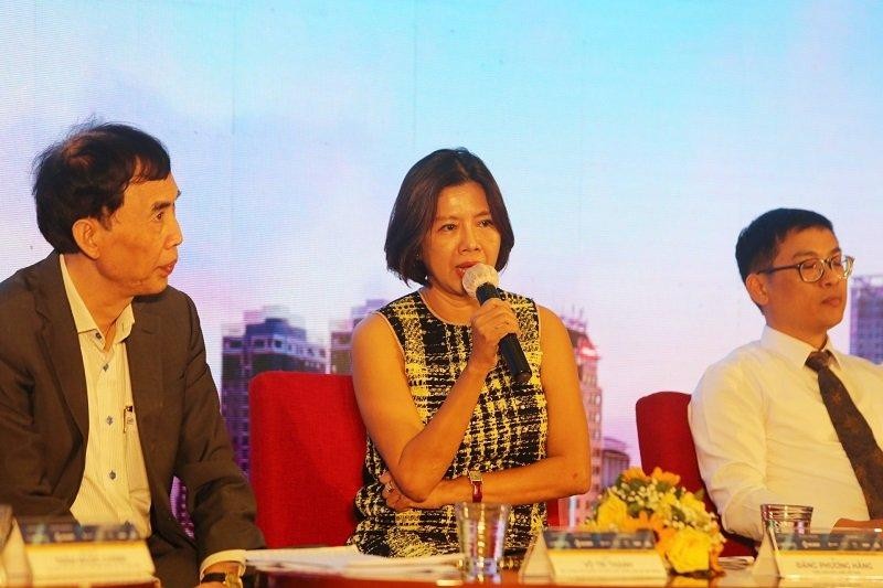 Bà Đặng Phương Hằng, Tổng giám đốc CBRE Việt Nam chia sẻ về vai trò của thị trường bất động tại Đà Nẵng. Ảnh: P.T