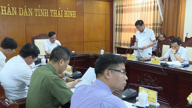 Tỉnh Thái Bình họp triển khai các nhiệm vụ, giải pháp di dời các cơ sở sản xuất, cơ quan, điểm dân cư ven sông Trà Lý, TP. Thái Bình.