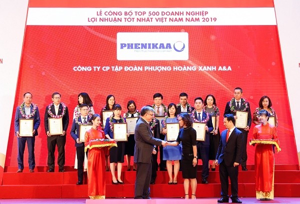 Phenikaa và Vicostone được vinh danh top 500 doanh nghiệp có lợi nhuận tốt nhất Việt Nam